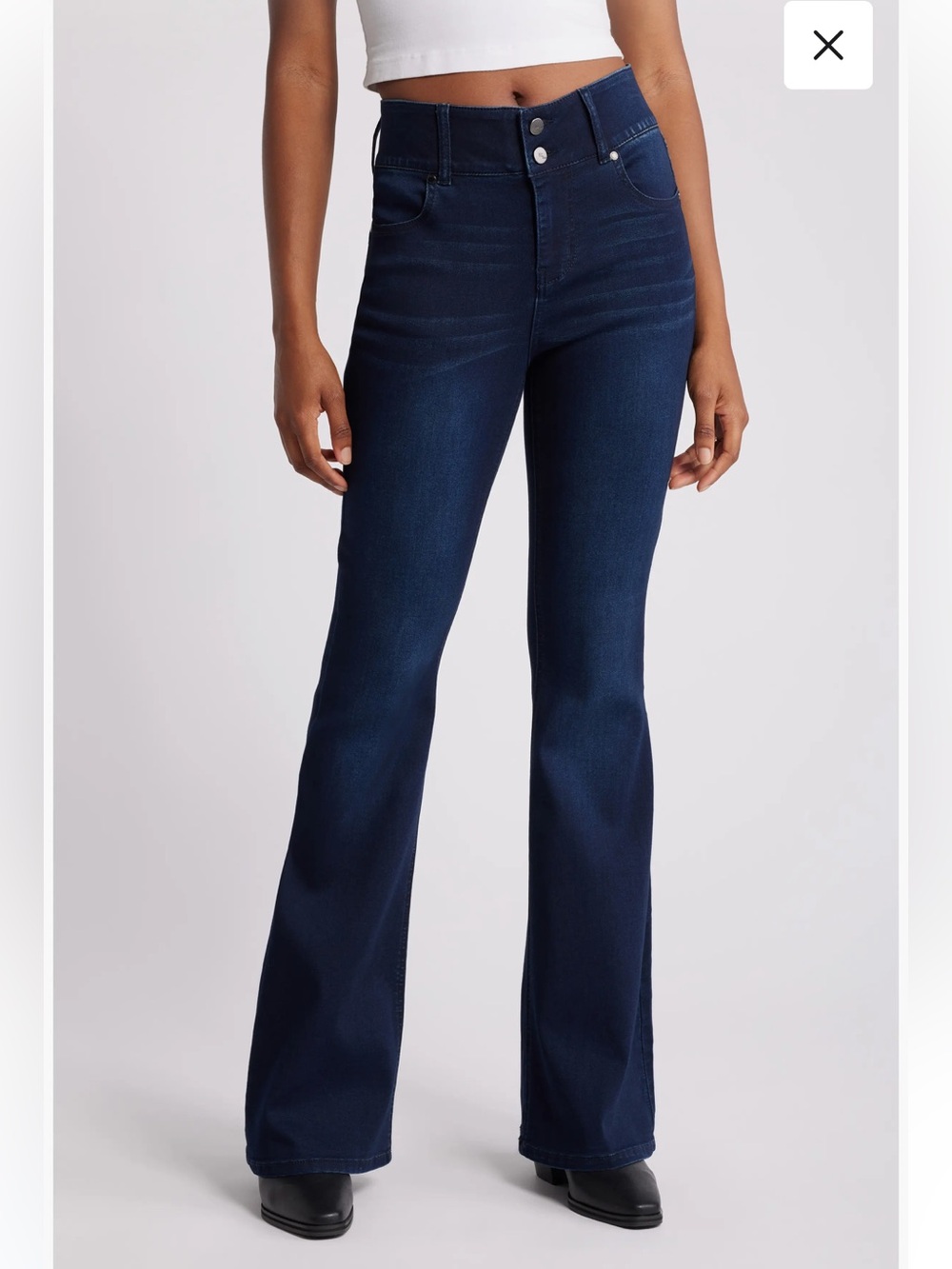 Fit & Lift High Waist Flare Jeans 1822 Denim